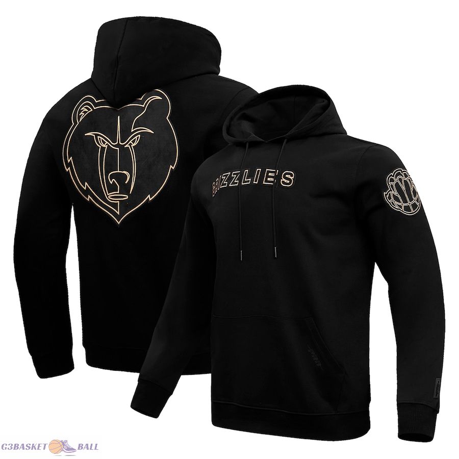 Men's Memphis Grizzlies Pro Standard Black & Gold Pullover Hoodie