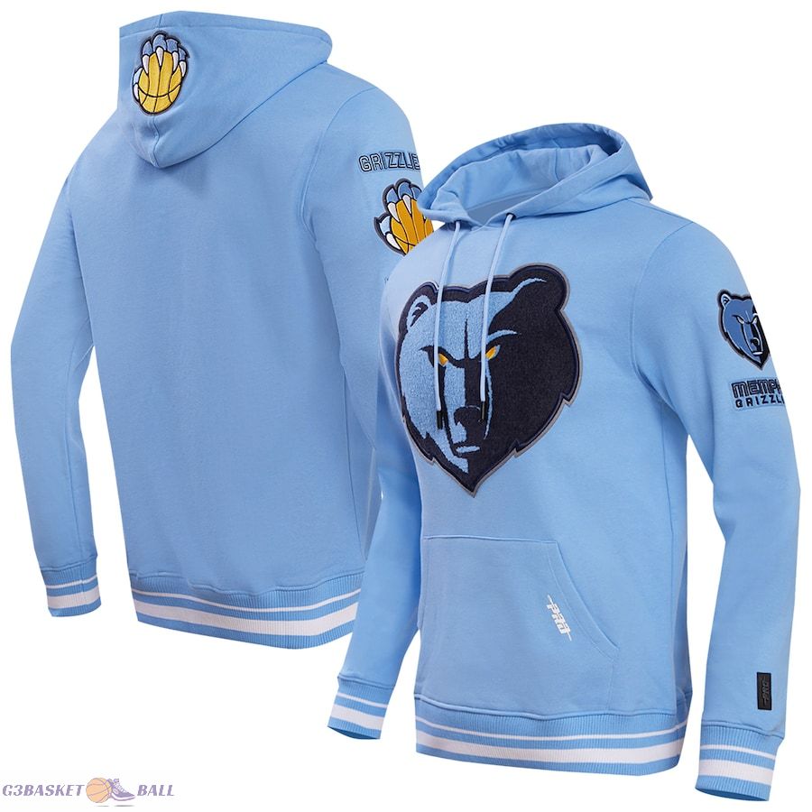 Men's Memphis Grizzlies Pro Standard Light Blue Retro Classic Pullover Hoodie