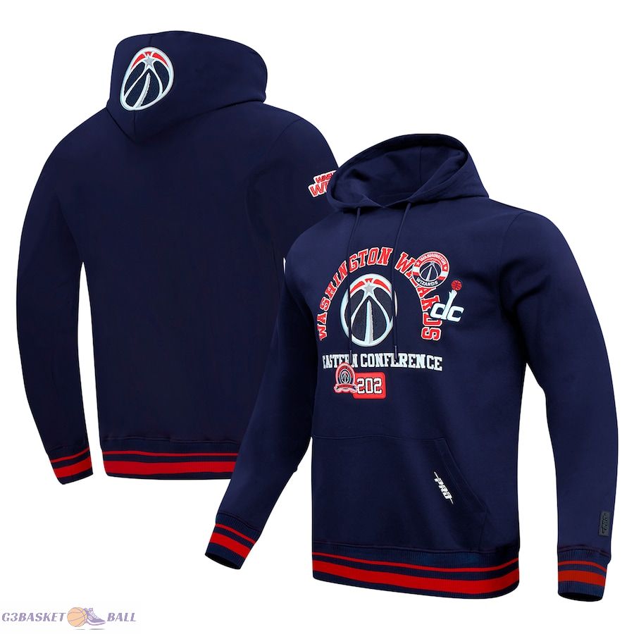 Men's Washington Wizards Pro Standard Navy Area Code Pullover Hoodie