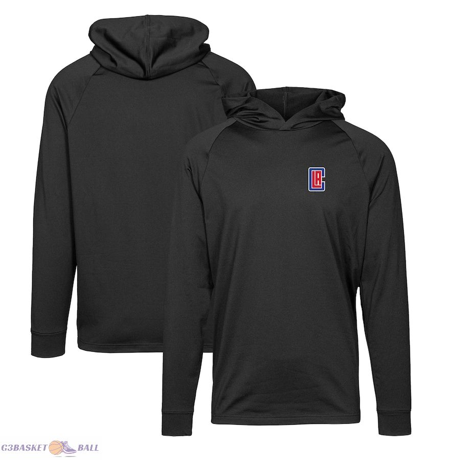 Men's LA Clippers Levelwear Black Dimension Insignia Pullover Hoodie