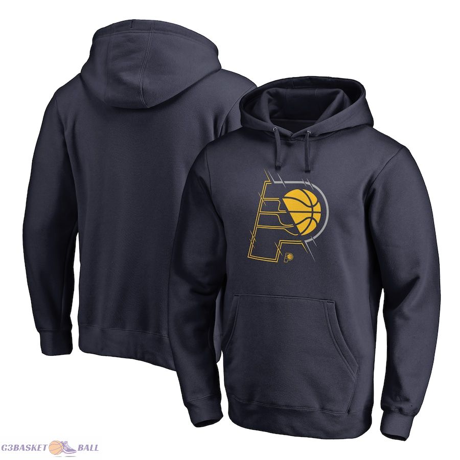 Men's Indiana Pacers Navy X-Ray Pullover Hoodie