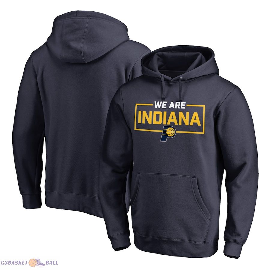 Men's Indiana Pacers Navy We Are Iconic Collection Pullover Hoodie