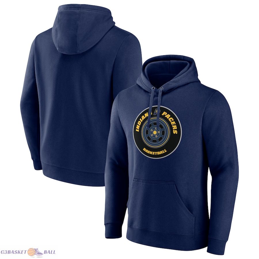 Men's Indiana Pacers Navy Tip-Off Pullover Hoodie