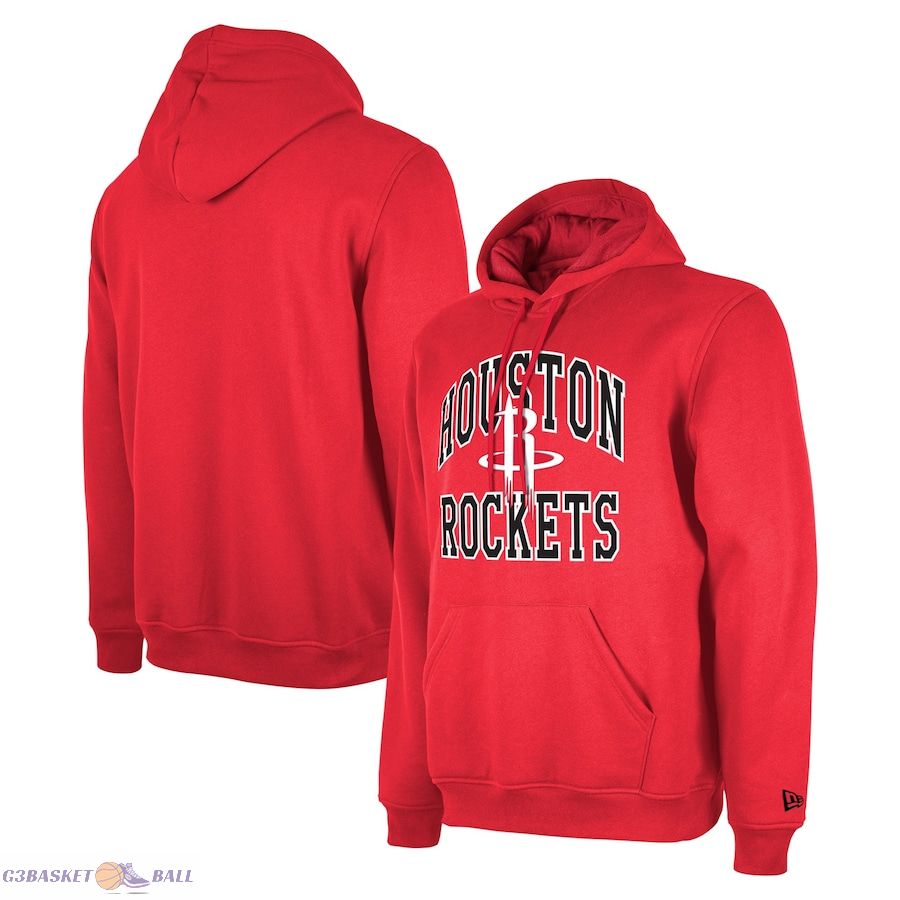 Unisex Houston Rockets New Era Red 2023/24 Season Tip-Off Edition Pullover Hoodie