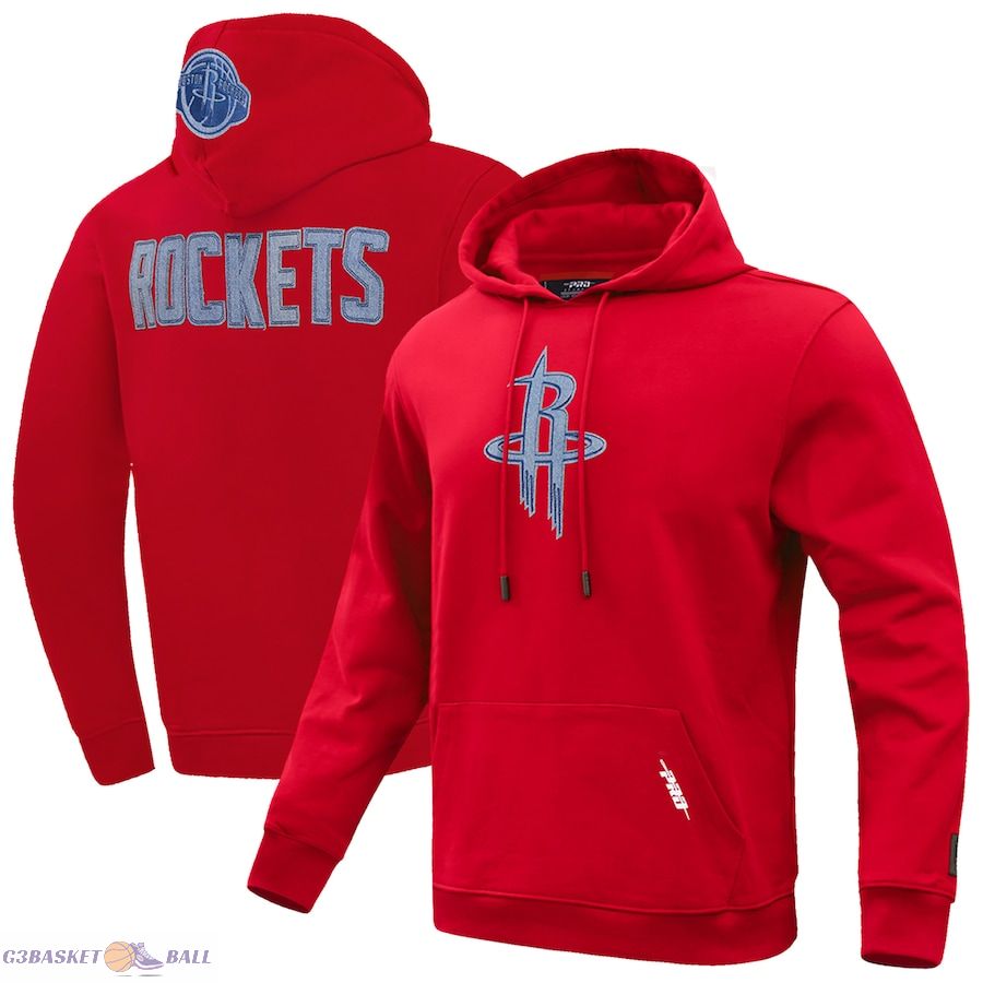 Men's Houston Rockets Pro Standard Red Varsity Blues Pullover Hoodie