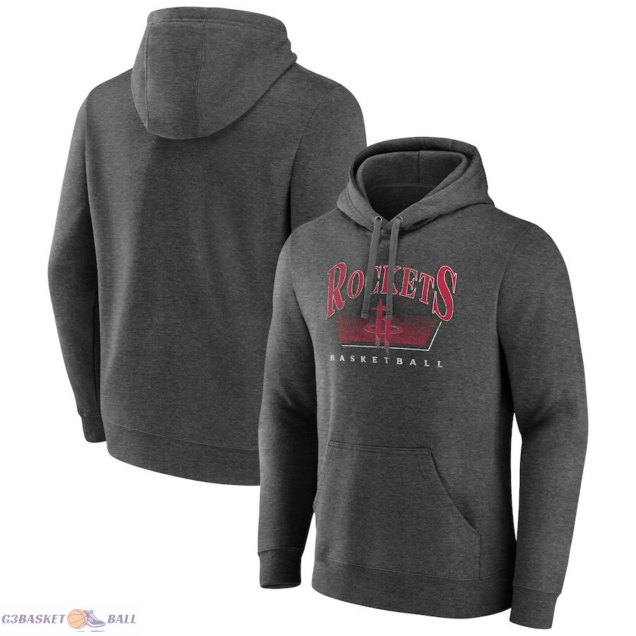 Men's Houston Rockets Charcoal Selection Pullover Hoodie