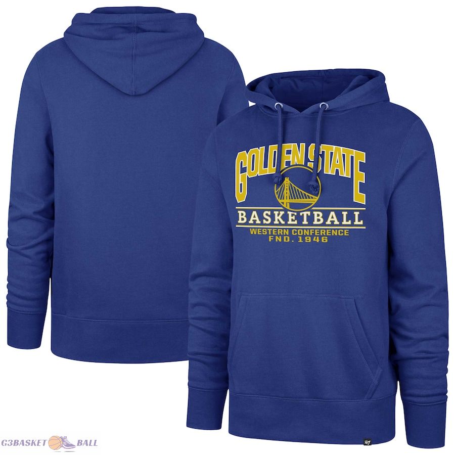 Unisex Golden State Warriors '47 Royal Good Call Headline Pullover Hoodie