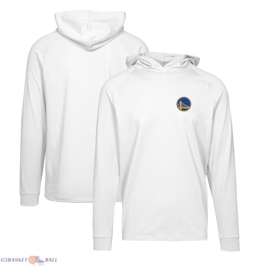 Men's Golden State Warriors Levelwear White Dimension Insignia Pullover Hoodie