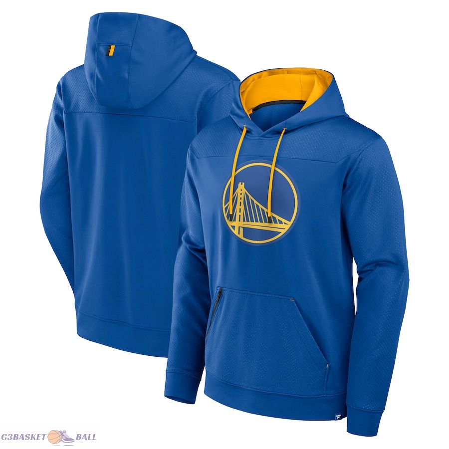 Men's Golden State Warriors Fanatics Royal Reserve Defender Pullover Hoodie