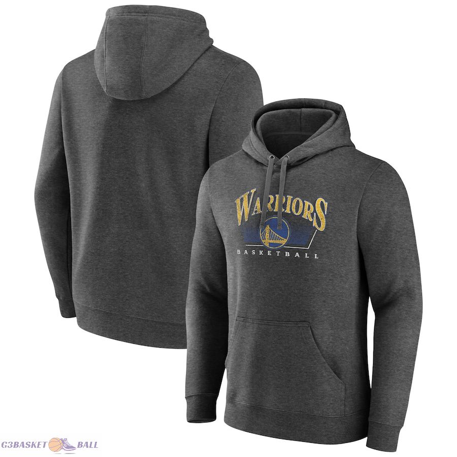 Men's Golden State Warriors Charcoal Selection Pullover Hoodie