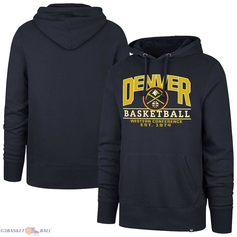 Unisex Denver Nuggets '47 Navy Good Call Headline Pullover Hoodie