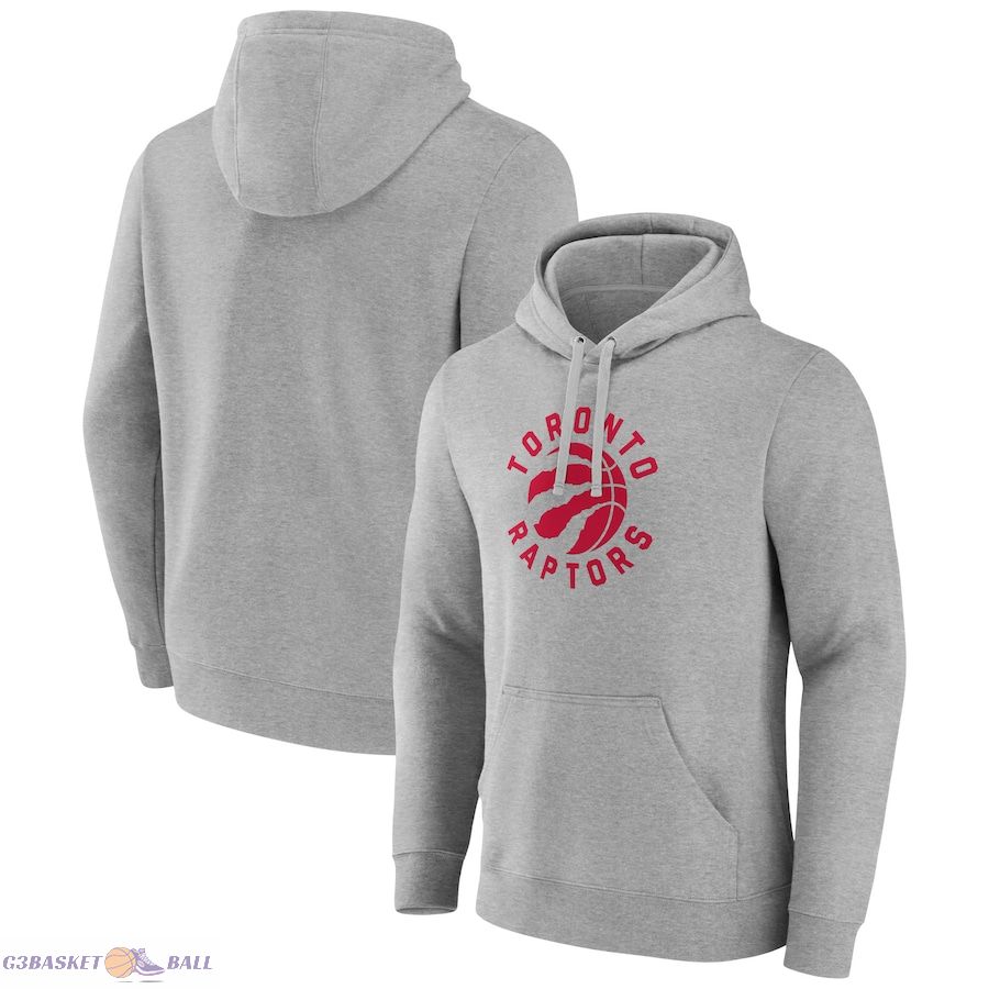 Men's Toronto Raptors Gray Alternate Logo Pullover Hoodie