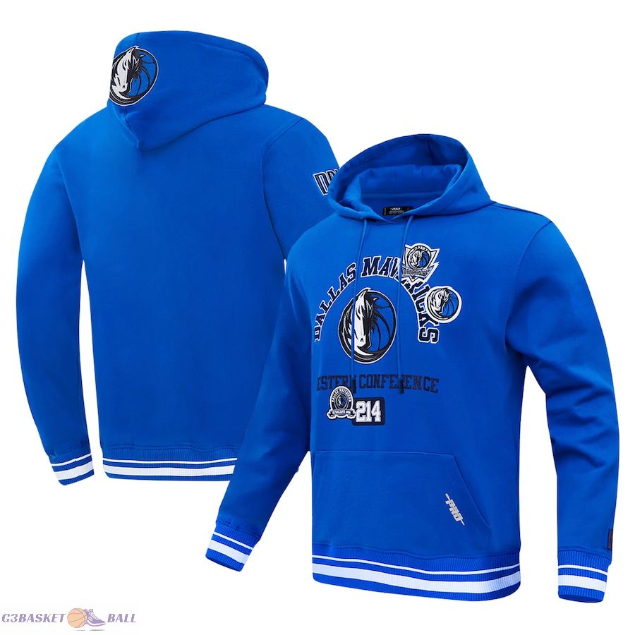 Men's Dallas Mavericks Pro Standard Blue Area Code Pullover Hoodie