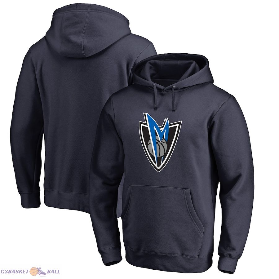 Men's Dallas Mavericks Navy Alternate Logo Pullover Hoodie