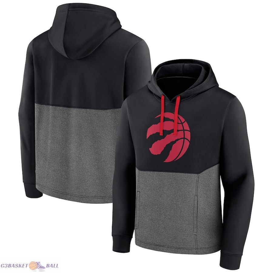 Men's Toronto Raptors Fanatics Black Winter Camp Pullover Hoodie