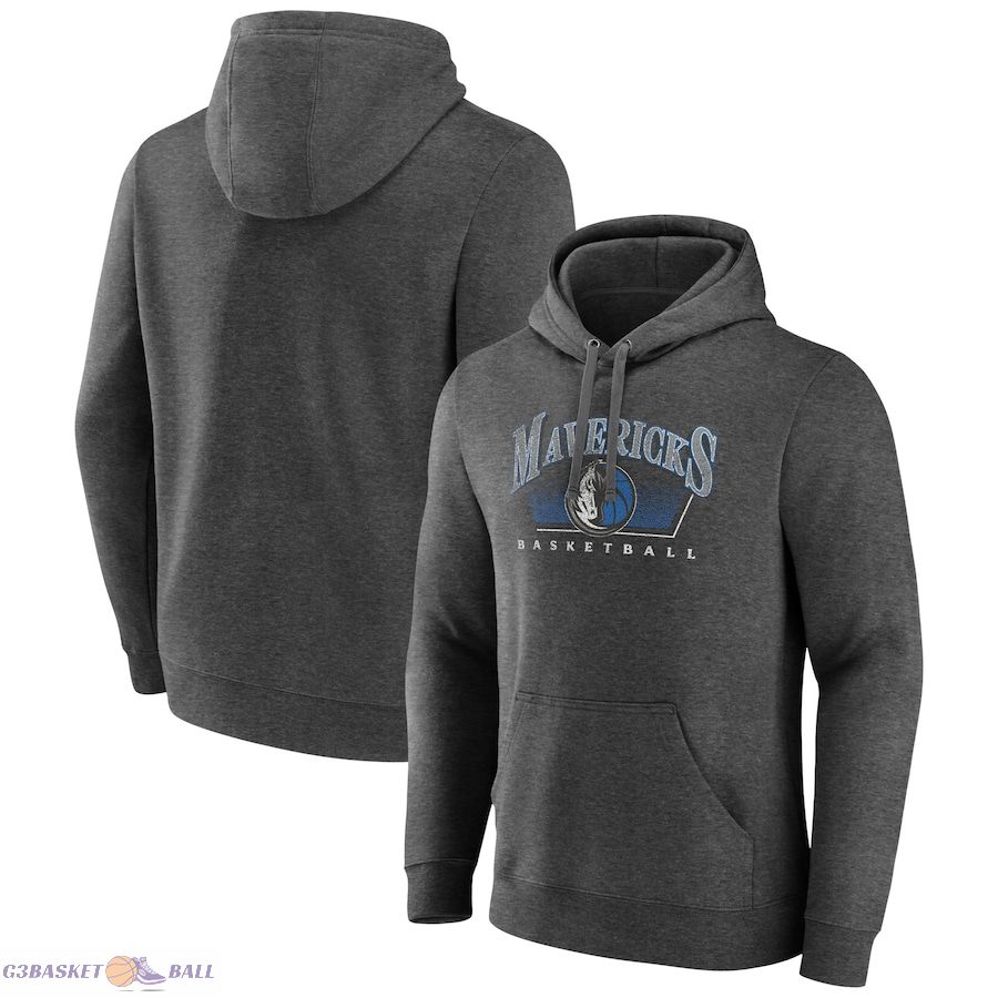 Men's Dallas Mavericks Charcoal Selection Pullover Hoodie