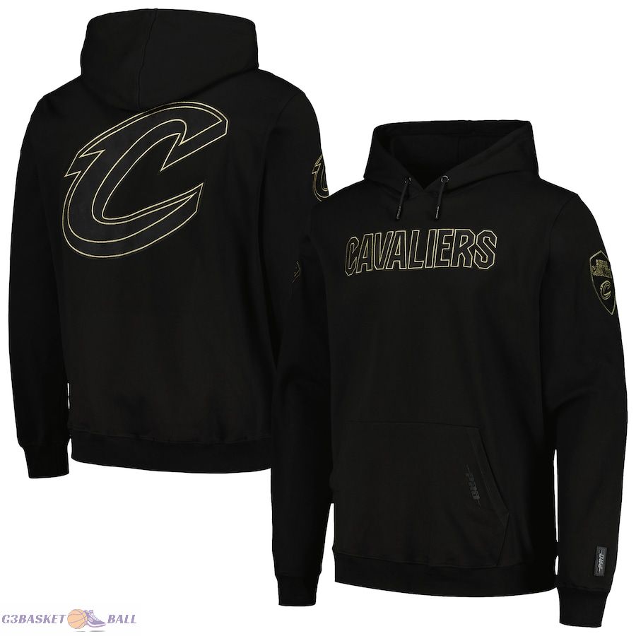 Men's Cleveland Cavaliers Pro Standard Black & Gold Pullover Hoodie