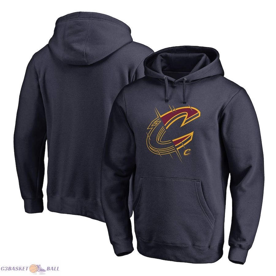 Men's Cleveland Cavaliers Navy X-Ray Pullover Hoodie