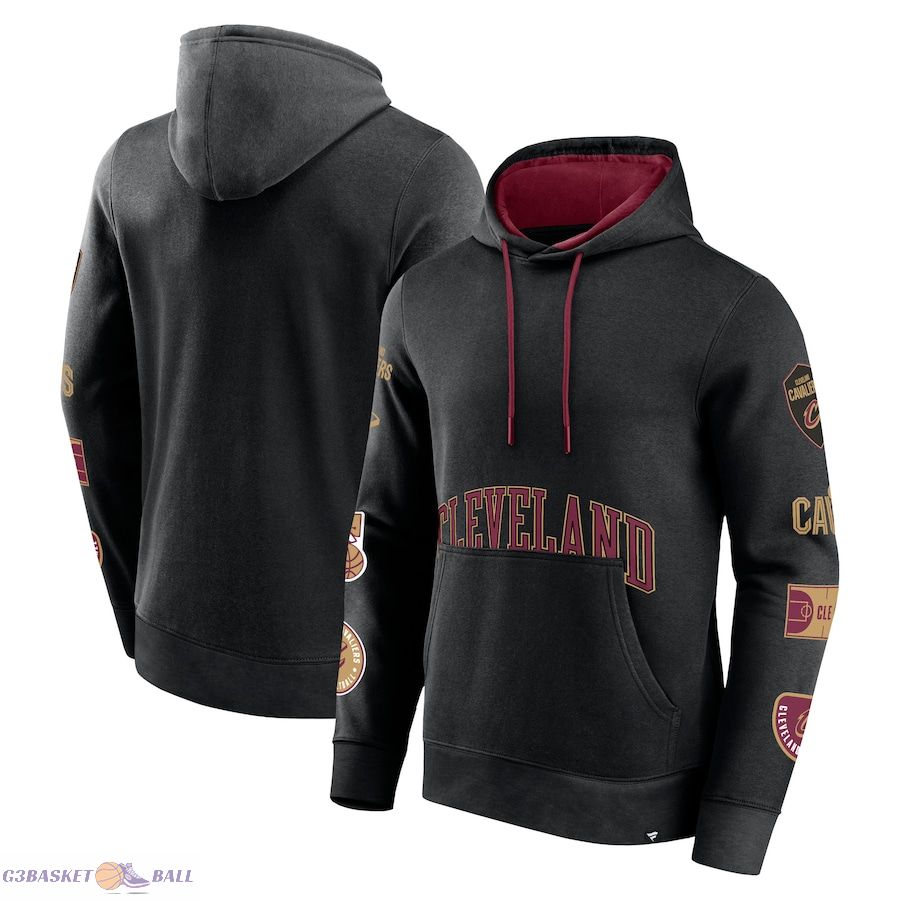 Men's Cleveland Cavaliers Fanatics Black Home Court Pullover Hoodie