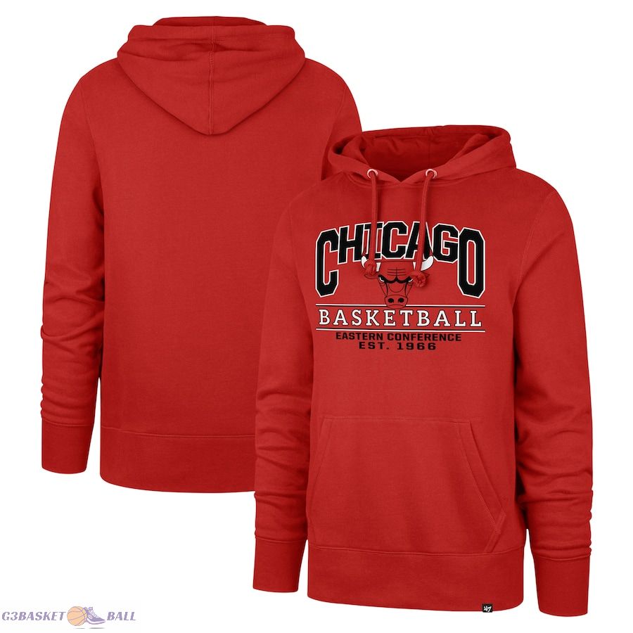 Unisex Chicago Bulls '47 Red Good Call Headline Pullover Hoodie