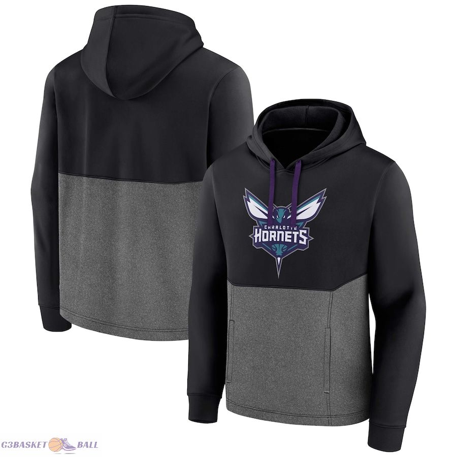 Men's Charlotte Hornets Fanatics Black Winter Camp Pullover Hoodie