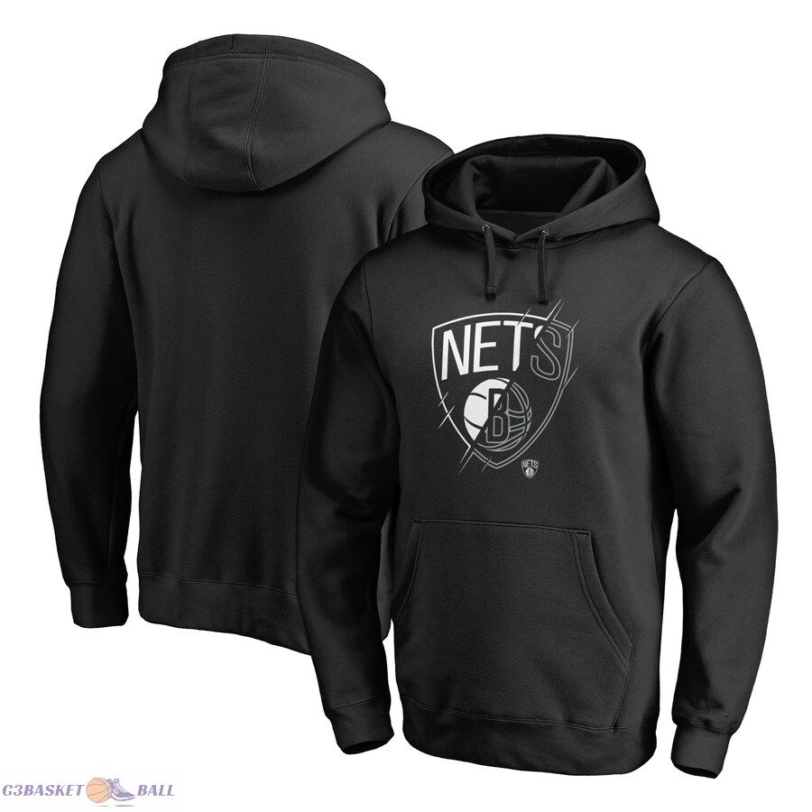 Men's Brooklyn Nets Black X-Ray Pullover Hoodie