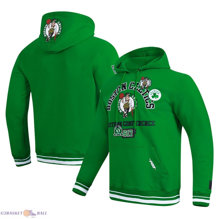 Men's Boston Celtics Pro Standard Kelly Green Area Code Pullover Hoodie