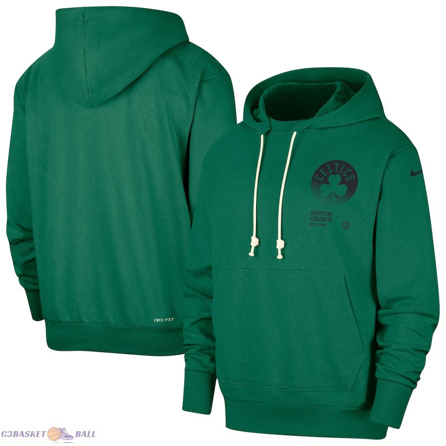 Men's Boston Celtics Nike Kelly Green Courtside Standard Issue Premium Performance Pullover Hoodie