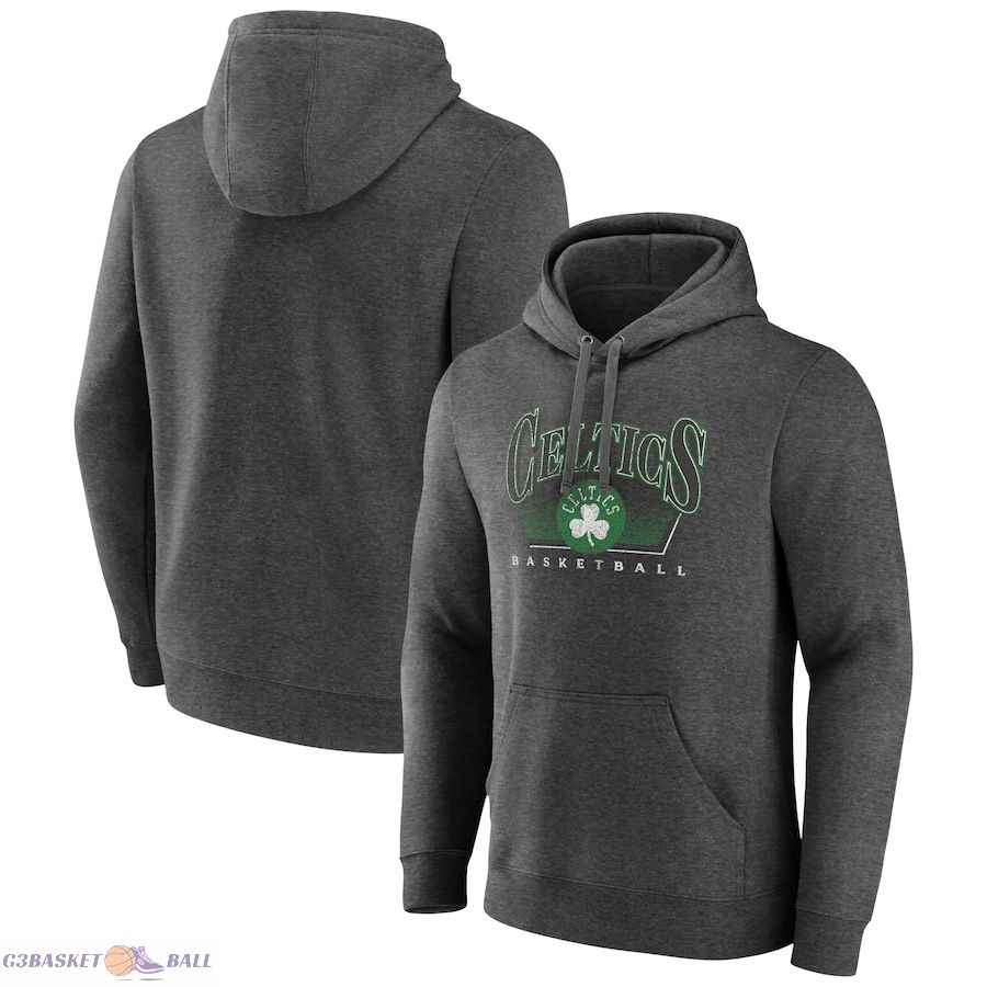 Men's Boston Celtics Charcoal Selection Pullover Hoodie