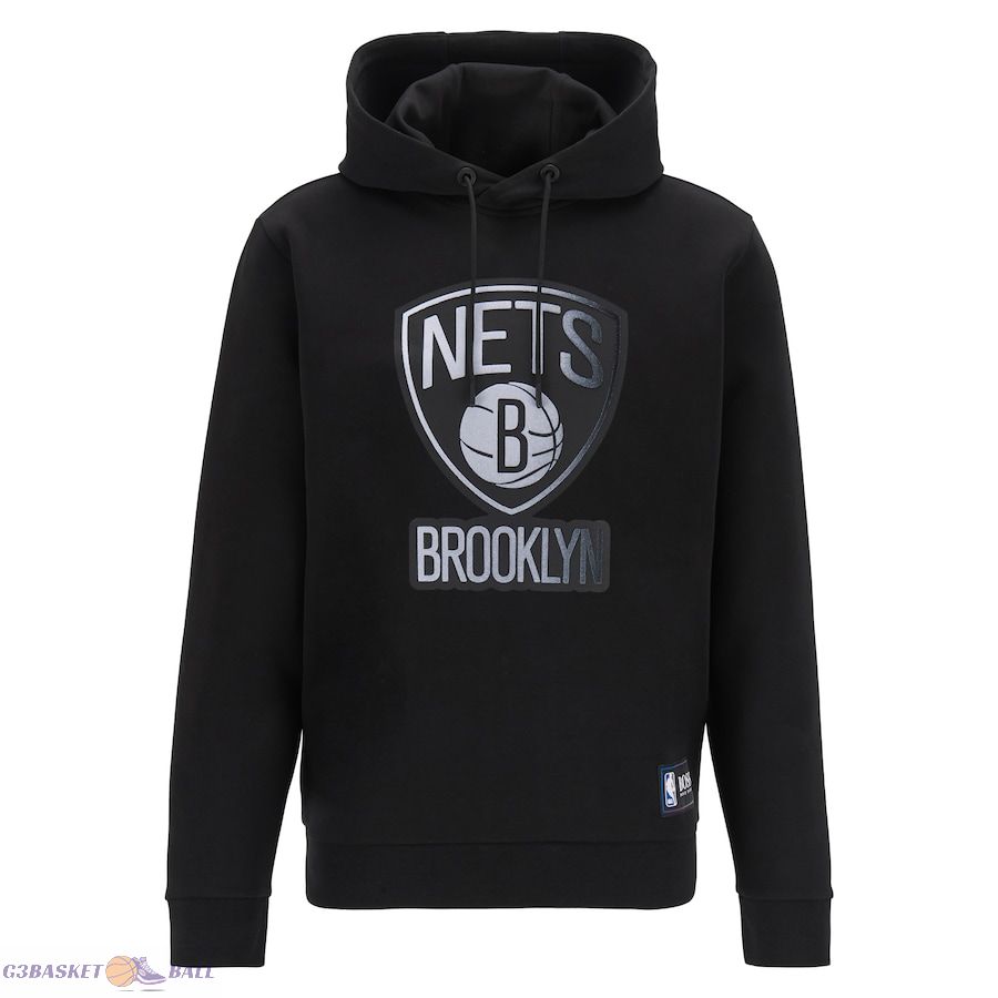 Men's Brooklyn Nets NBA x Hugo Boss Black Bounce Pullover Hoodie