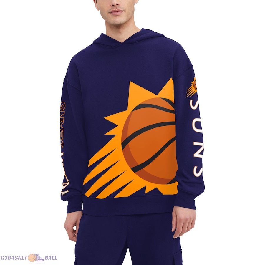 Men's Phoenix Suns Tommy Jeans Purple Kenny Pullover Hoodie