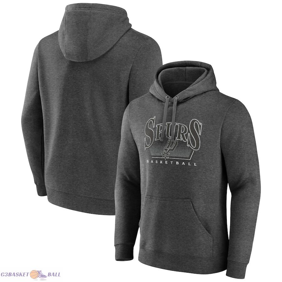 Men's San Antonio Spurs Charcoal Selection Pullover Hoodie