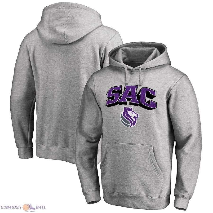 Men's Sacramento Kings Ash Hometown Collection SAC Pullover Hoodie