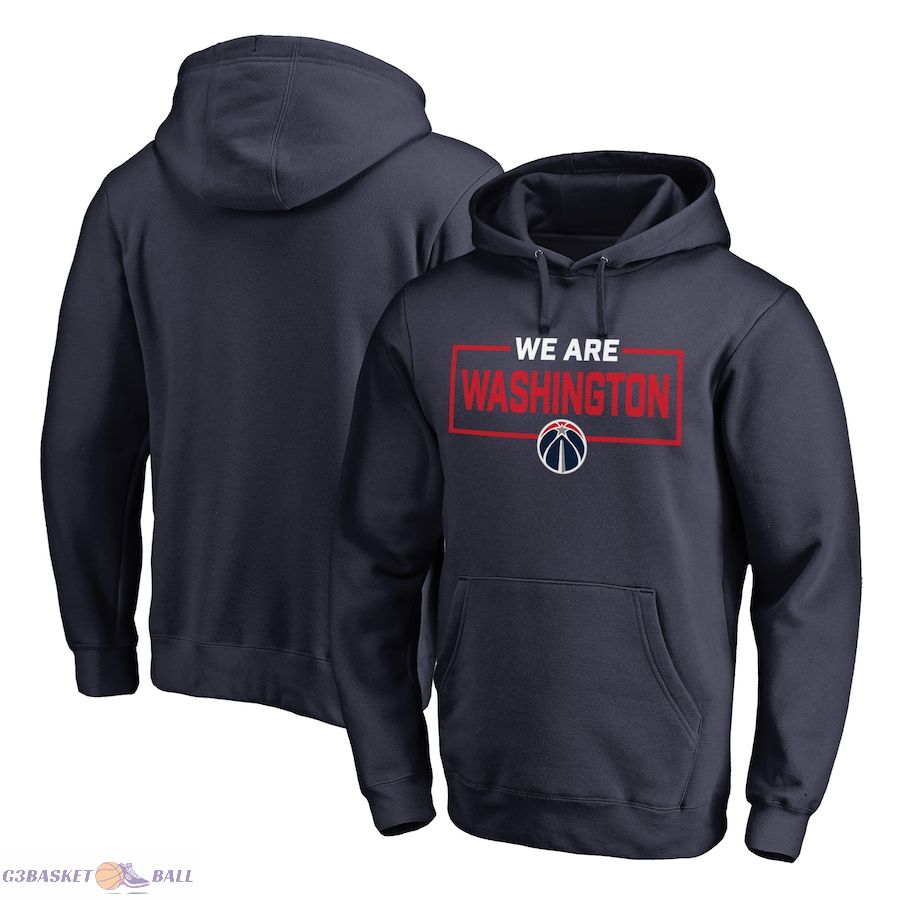 Men's Washington Wizards Navy We Are Iconic Collection Pullover Hoodie