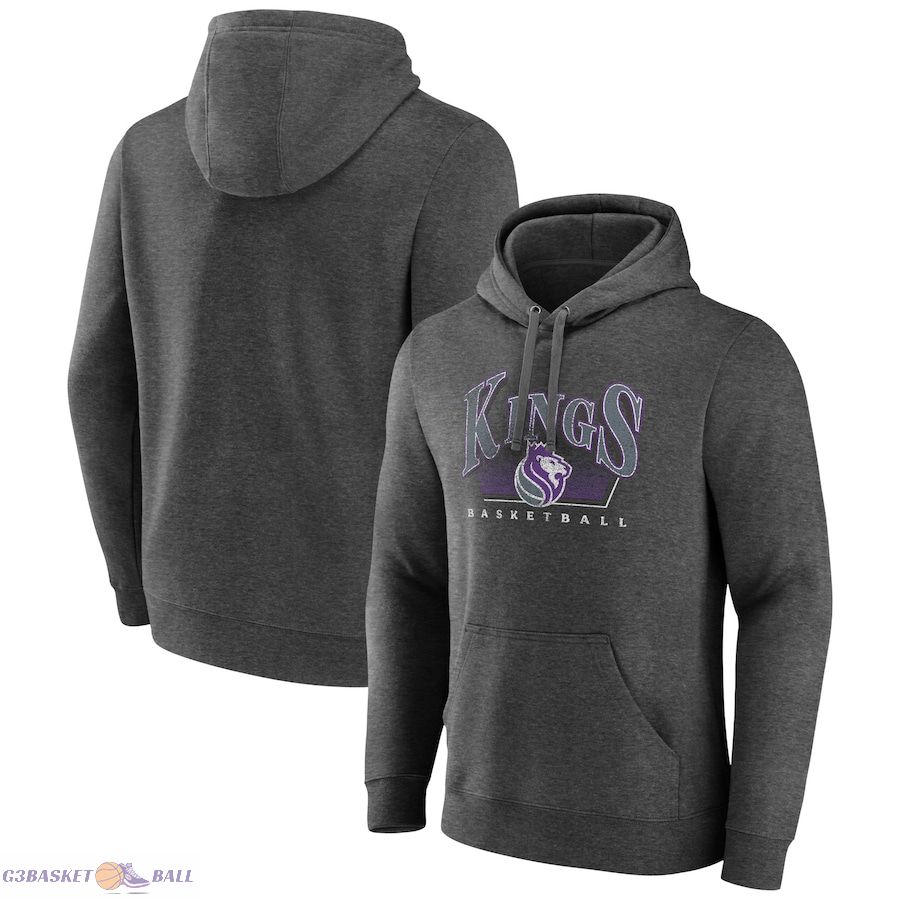 Men's Sacramento Kings Charcoal Selection Pullover Hoodie