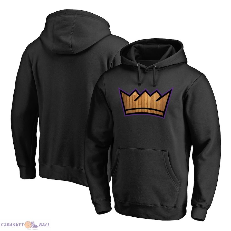 Men's Sacramento Kings Black Hardwood Pullover Hoodie