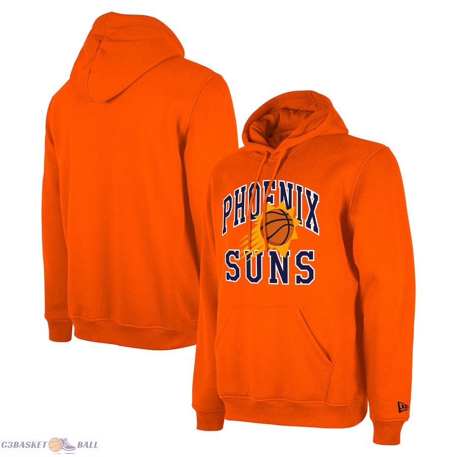 Unisex Phoenix Suns New Era Orange 2023/24 Season Tip-Off Edition Pullover Hoodie