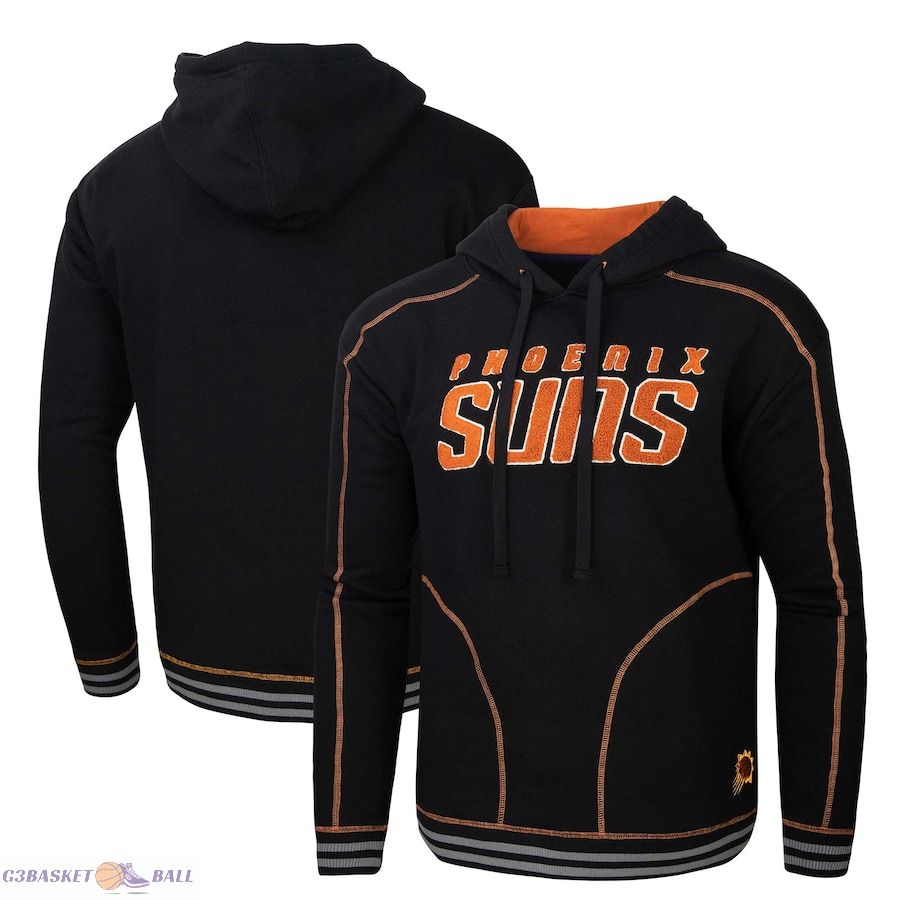 Men's Phoenix Suns Stadium Essentials Black Baseline Pullover Hoodie