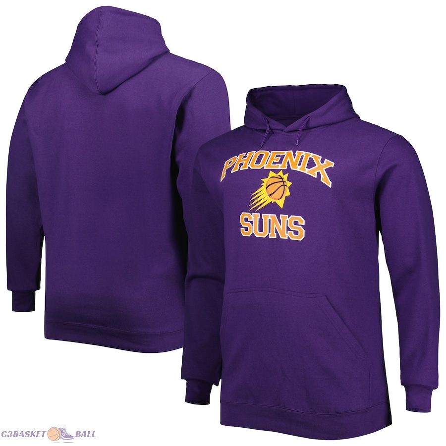 Men's Phoenix Suns Purple Big & Tall Heart & Soul Pullover Hoodie