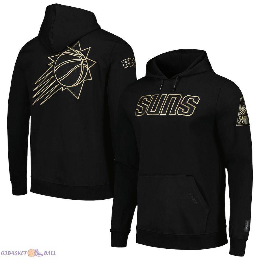 Men's Phoenix Suns Pro Standard Black & Gold Pullover Hoodie