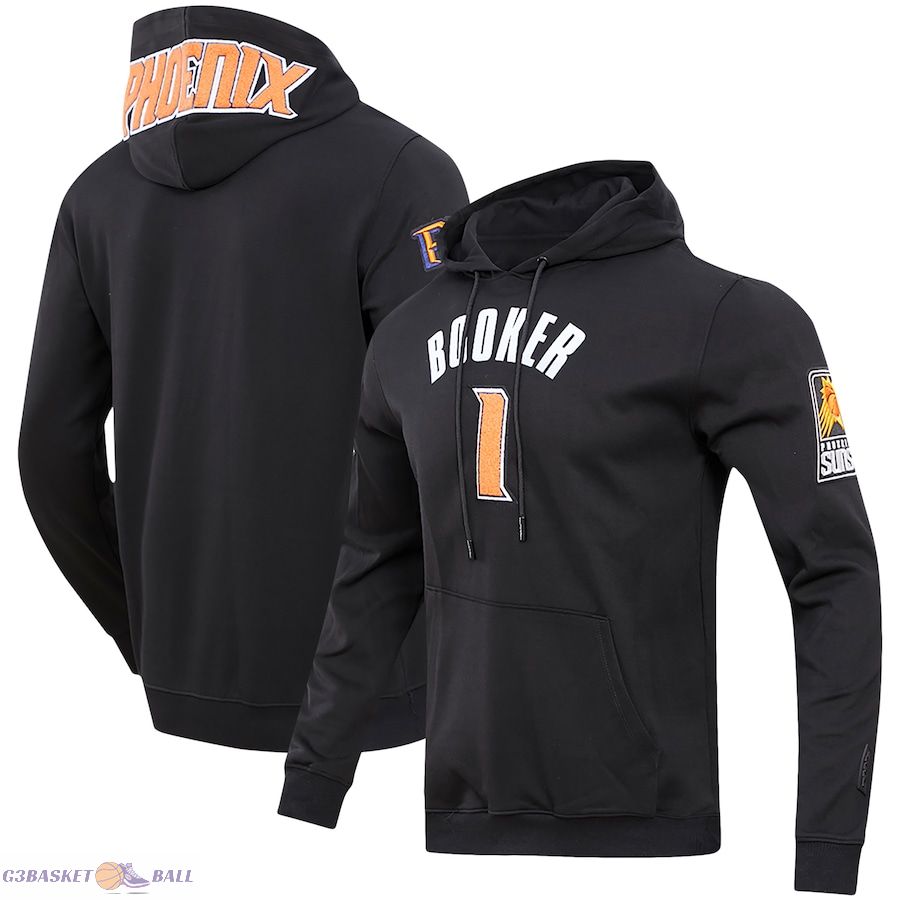 Men's Phoenix Suns Devin Booker Pro Standard Black Player Pullover Hoodie