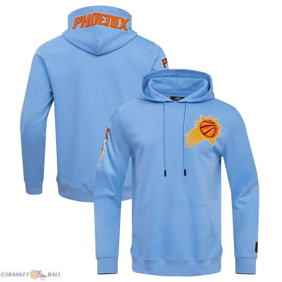 Men's Phoenix Suns Pro Standard Blue Classic Chenille DK Pullover Hoodie