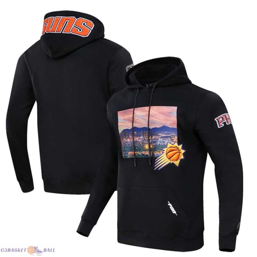 Men's Phoenix Suns Pro Standard Black City Scape Pullover Hoodie