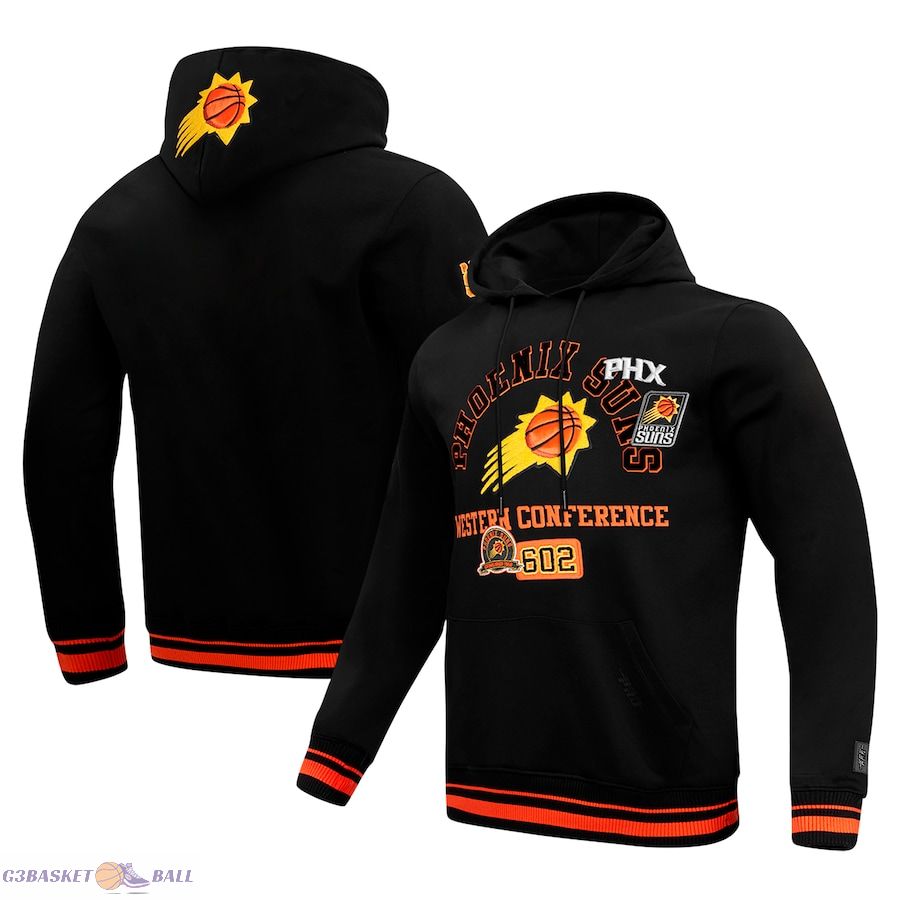 Men's Phoenix Suns Pro Standard Black Area Code Pullover Hoodie