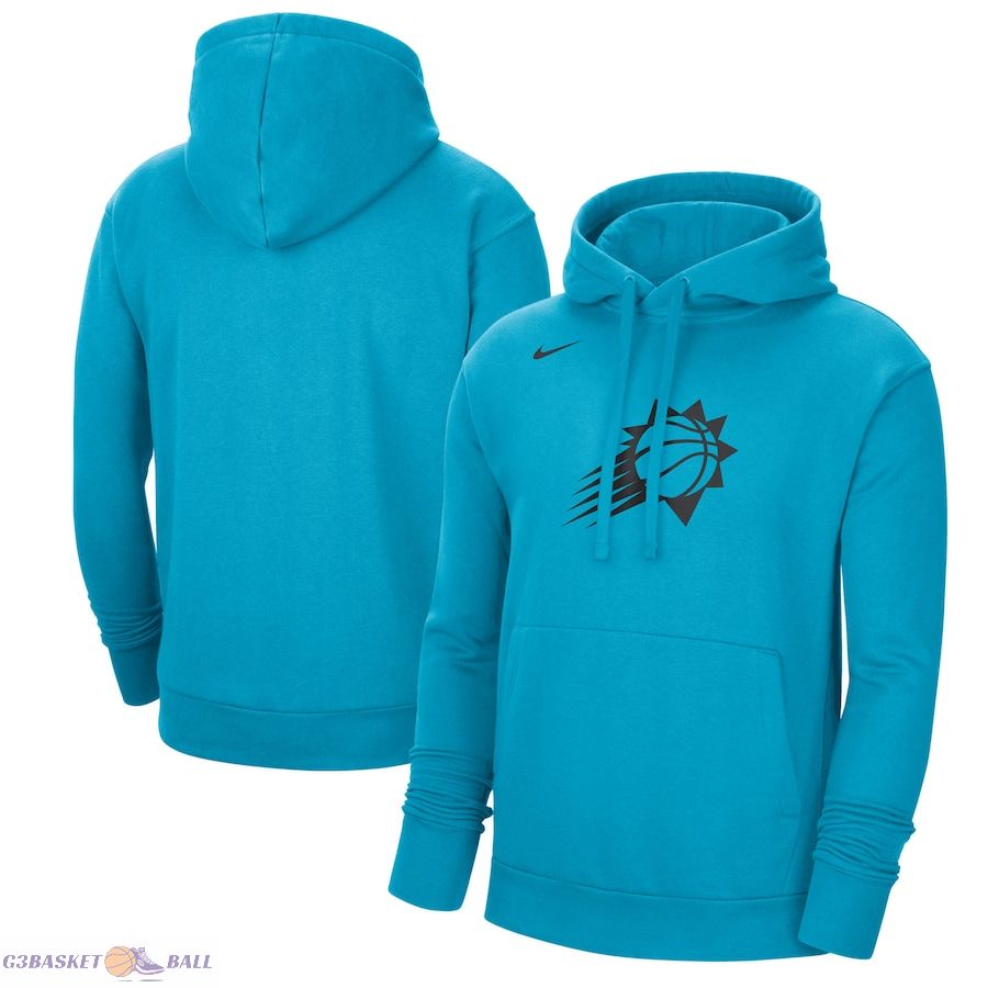 Men's Phoenix Suns Nike Turquoise 2022/23 City Edition Essential Pullover Hoodie