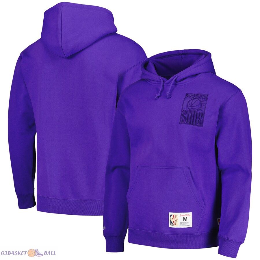 Men's Phoenix Suns Mitchell & Ness Purple Hardwood Classics Tonal Pullover Hoodie