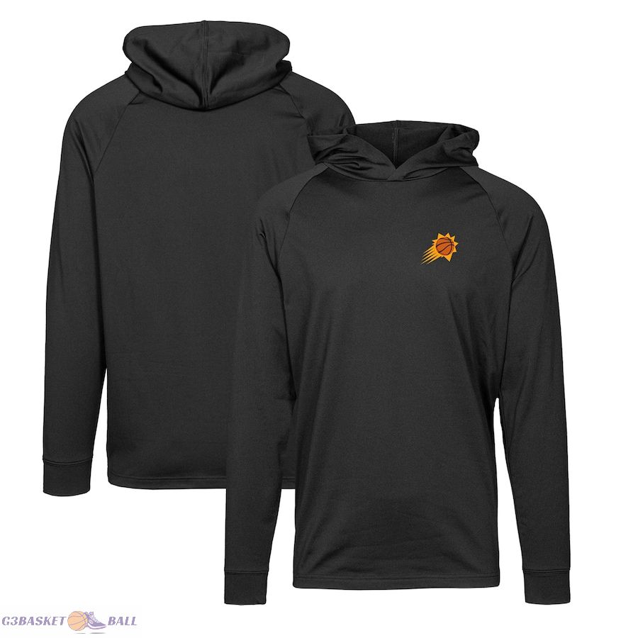 Men's Phoenix Suns Levelwear Black Dimension Insignia Pullover Hoodie