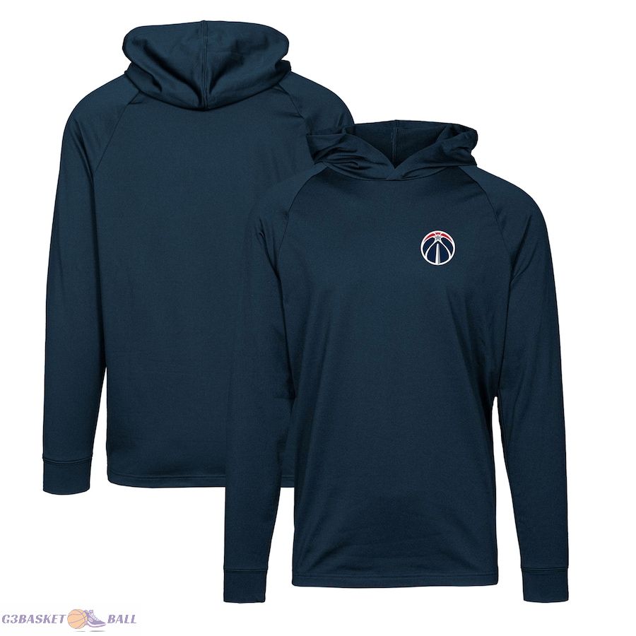 Men's Washington Wizards Levelwear Navy Dimension Insignia Pullover Hoodie