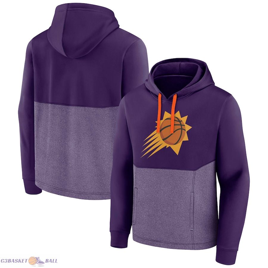 Men's Phoenix Suns Fanatics Purple Winter Camp Pullover Hoodie