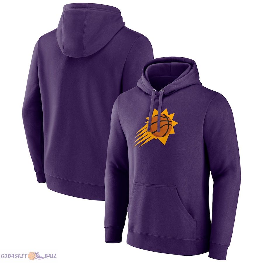 Men's Phoenix Suns Fanatics Purple Primary Logo Pullover Hoodie